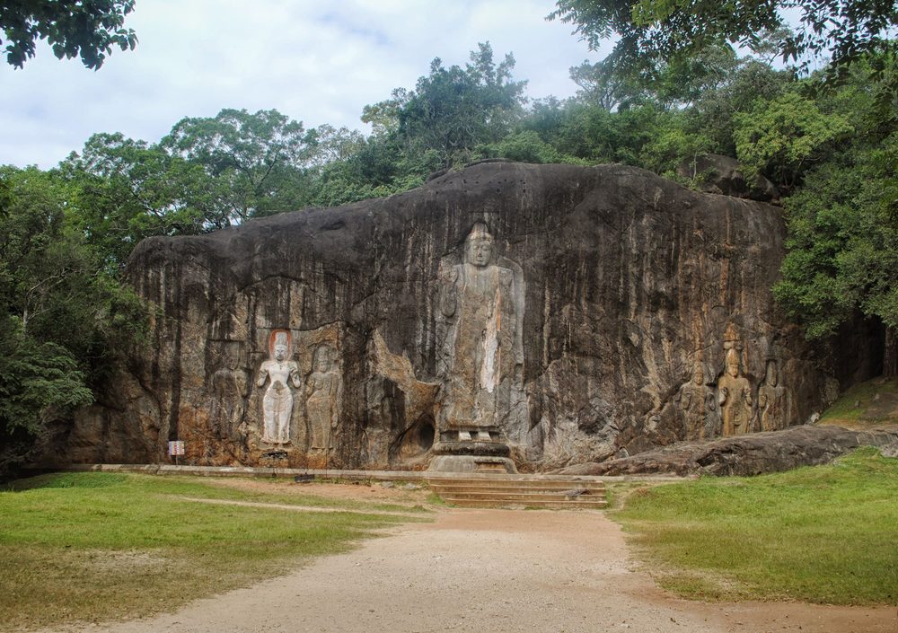Rock-carved figures at Buduruwagala