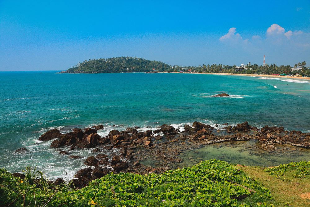 Mirissa beach and Parrot Rock