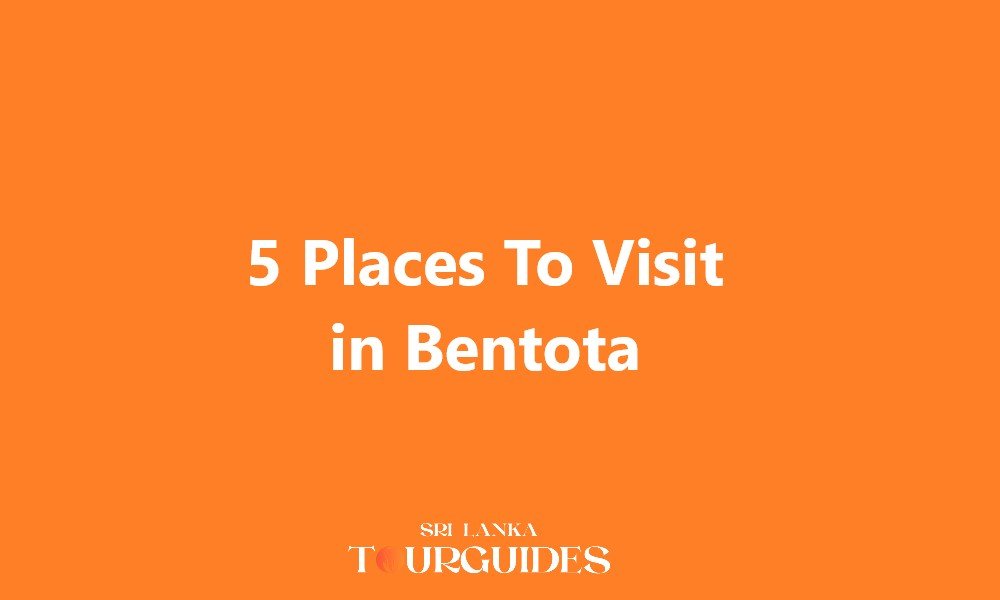 Places To Visit in Bentota