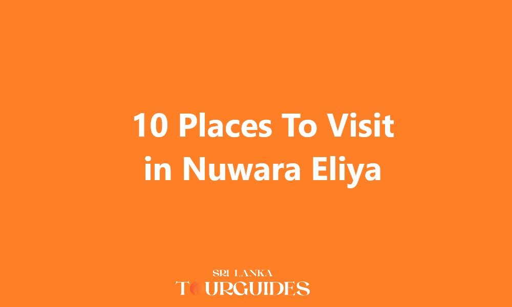 Places To Visit in Nuwara Eliya