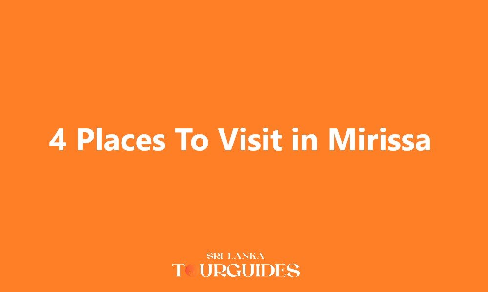 Places To Visit in Mirissa